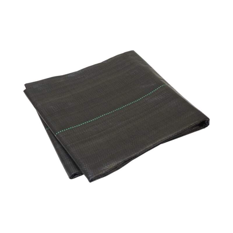 TOPTRADE fólie zahradní tkaná, mulčovací PP 2 × 5 m, 70 g/m²