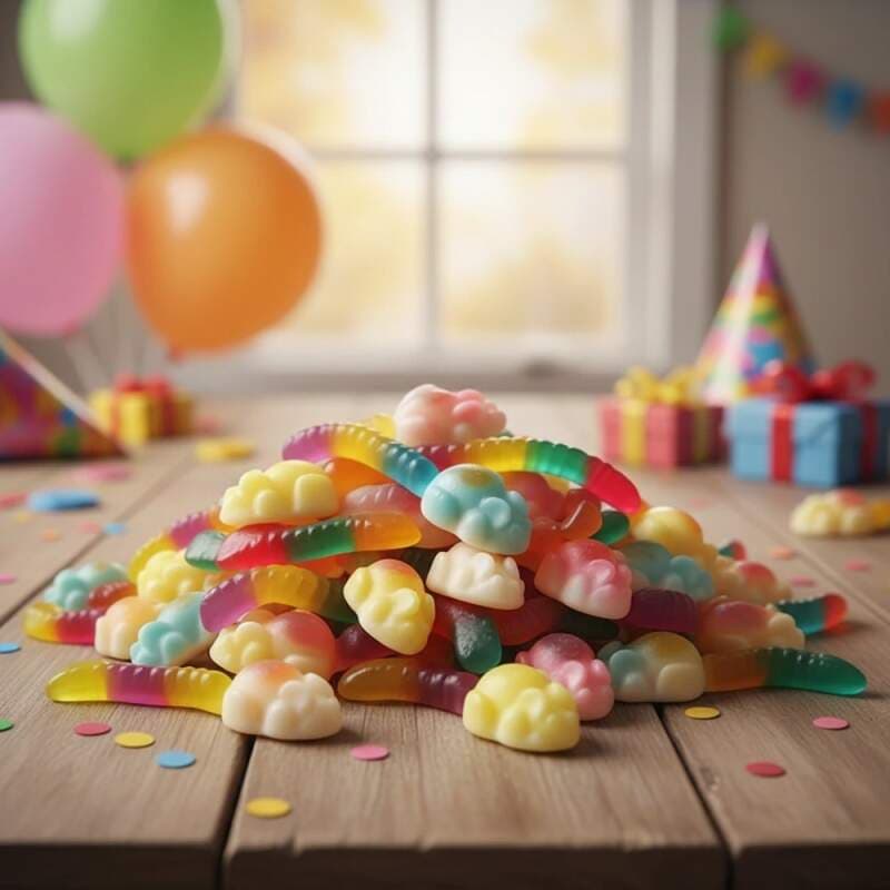 Myš želé 1000 g – ovocné želé bonbony ve tvaru myšek