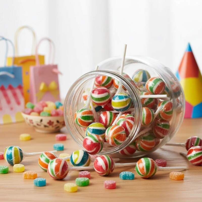 Hors Kuli Kuli duhová roksová lízátka 600 g (cca 60–80 ks)