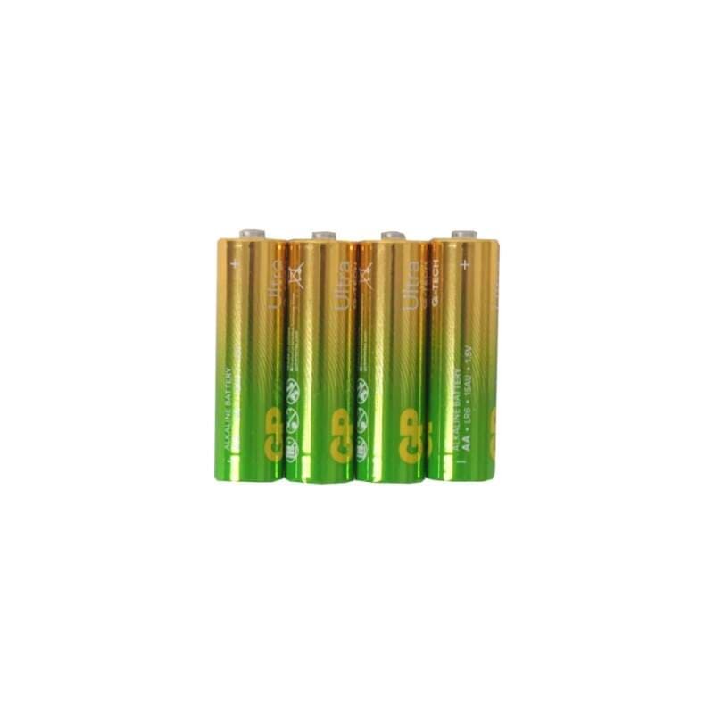 GP Ultra Alkaline AA (LR6) 1,5 V – baterie, blistr 4 ks