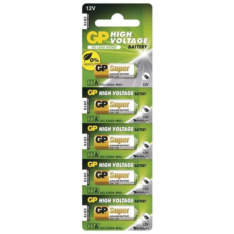 GP 23AE 12V alkalická baterie – blistr 5 ks (A23/MN21)
