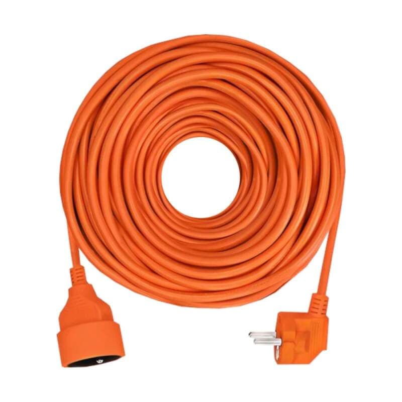 Prodlužovací přívod 30 m, 1 zásuvka, 3×1,5 mm², oranžový (H05VV‑F3)