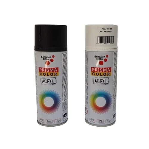 Sprejová barva akrylová – černá matná, 400 ml
