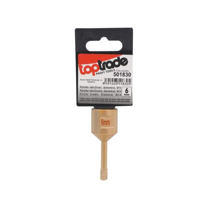 TOPTRADE korunka vykružovací diamantová M14 Ø 6 mm - náhled 2