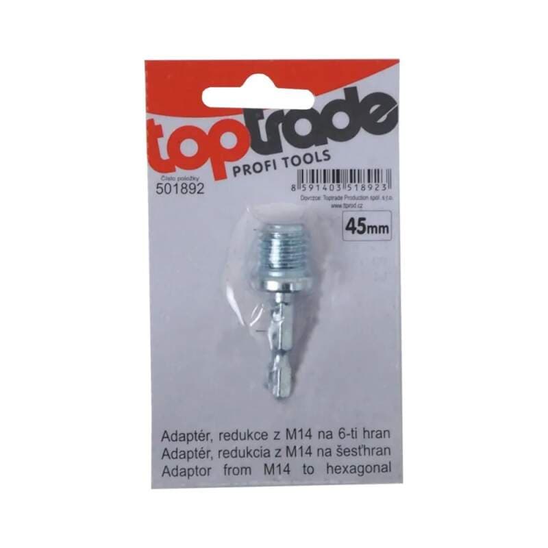 TOPTRADE adaptér M14 na 6-hran, 45 mm - náhled 2