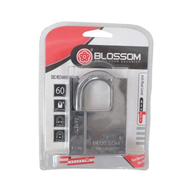 Visací zámek Blossom Hi-Security 60 mm – bezpečnostní - náhled 2