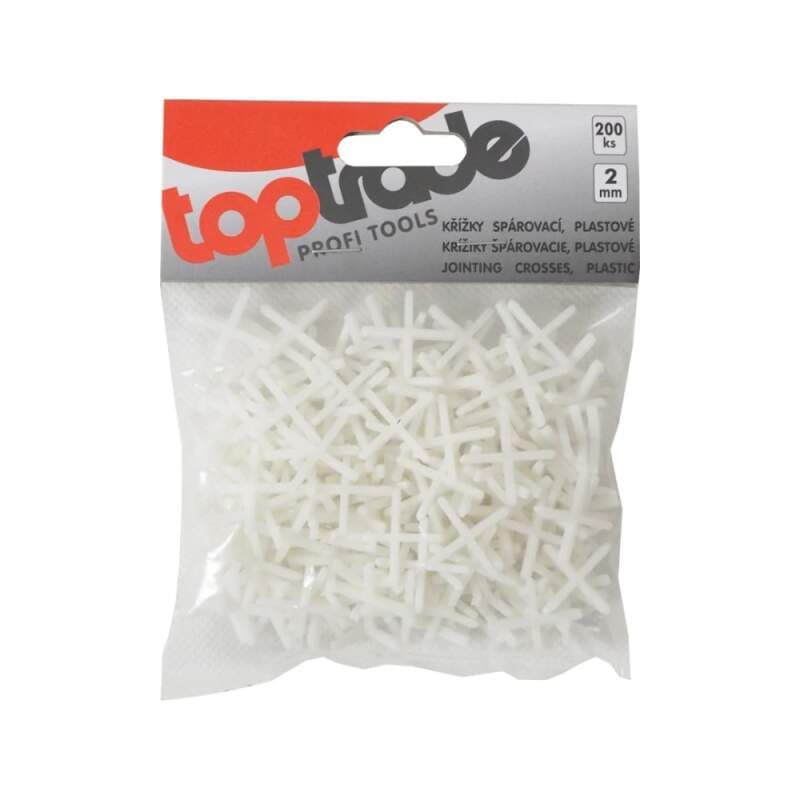 TOPTRADE křížky spárovací 2 mm, 200 ks - náhled 2