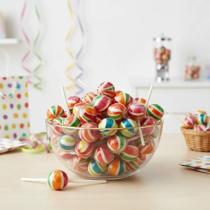 Hors Kuli Kuli duhová roksová lízátka 600 g (cca 60–80 ks) - náhled 2