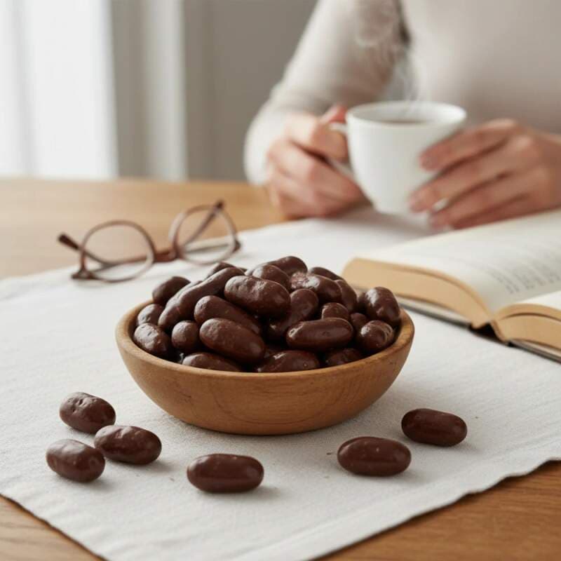 Kávové hrudky v hořké čokoládě 500 g - náhled 2