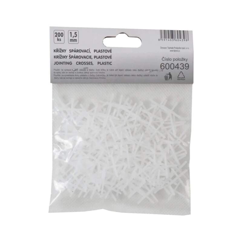 TOPTRADE spárovací křížky 1,5 mm (200 ks) - náhled 3