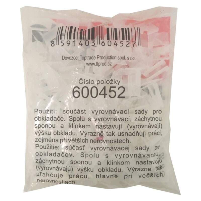 TOPTRADE vyrovnávací spony, záchytné, 2 mm (3–12 mm), 100 ks - náhled 3