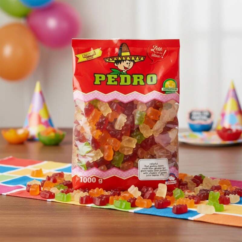 Pedro želé medvídci 1000 g - náhled 3