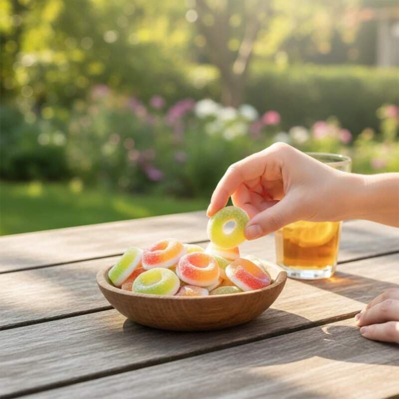 Pedro Mini kroužky – kyselé ovocné želé 1 kg - náhled 3