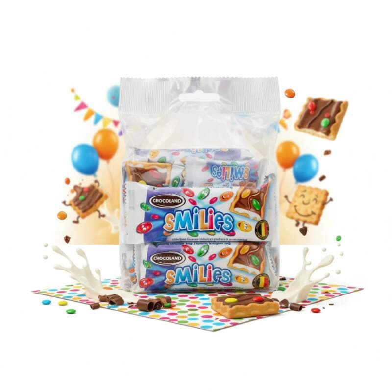 SMILIES sušenky s mléčným krémem 12×27 g (324 g) - náhled 3