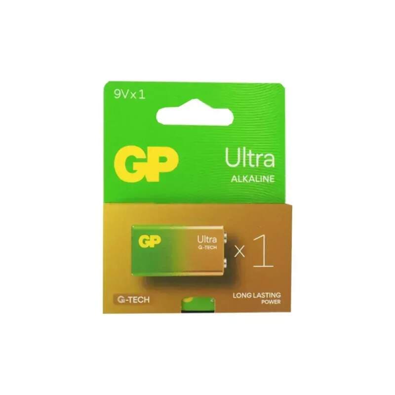 GP Ultra Alkaline 9V baterie 6LF22 (1604), blistr 1 ks - náhled 3