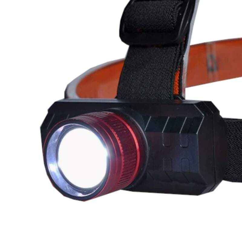 Nabíjecí LED čelovka 3 W, 150 lm, zoom, Li‑Ion, IP44 - náhled 3