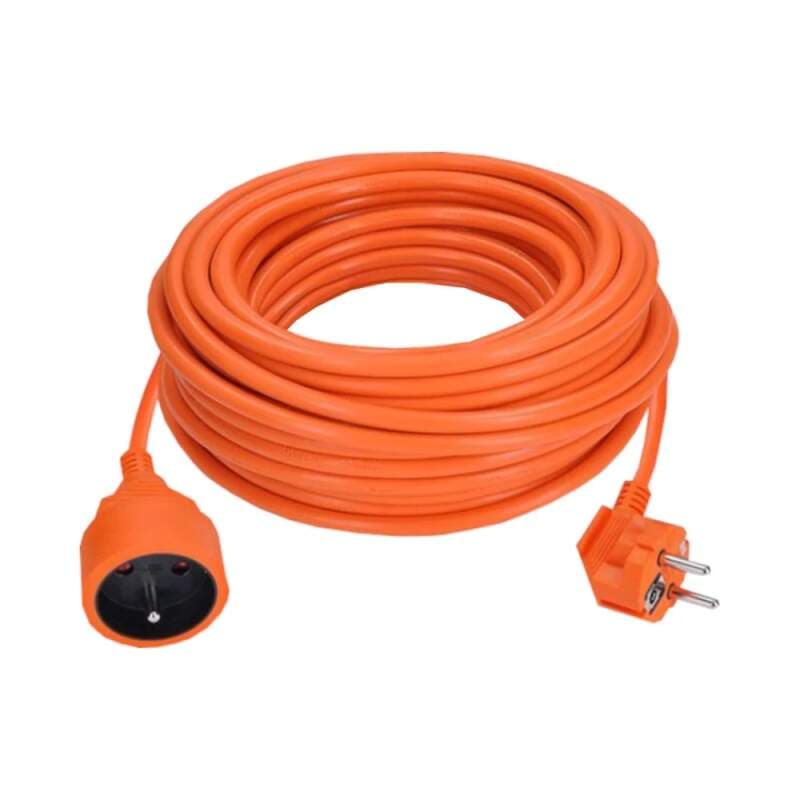 Prodlužovací přívod 25 m, 3×1,5 mm², 1 zásuvka, oranžový (H05VV‑F3) - náhled 3