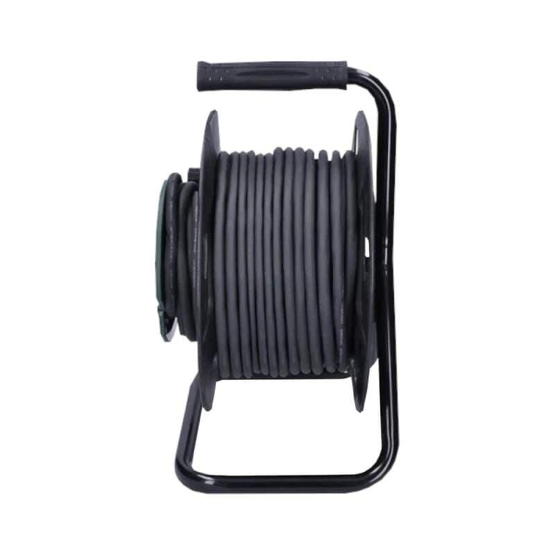 Prodlužovací kabel na bubnu 25 m, guma, 1 zásuvka, 230 V, černý - náhled 3