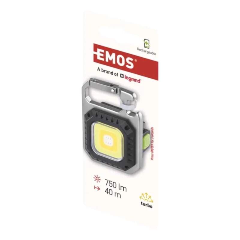 Svítilna LED Mini, nabíjecí, 750 lm, IP44, USB‑C - náhled 4