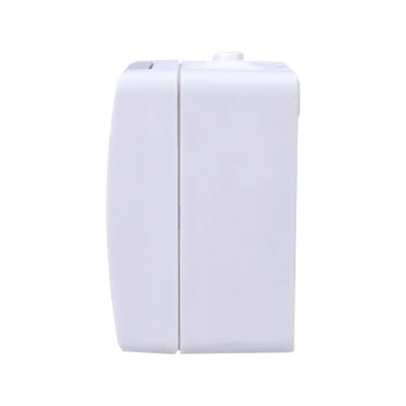 Zásuvka do vlhka IP54, nástěnná, šedá, 16 A / 250 V - náhled 4