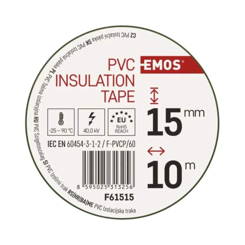 Elektroizolační páska žlutozelená 15 mm × 10 m (PVC) - náhled 4